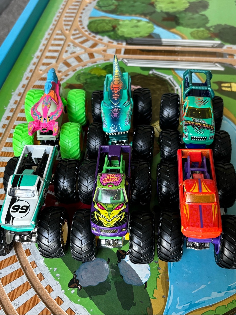 Hot Wheels Trucks 1:64 Bundle of Six